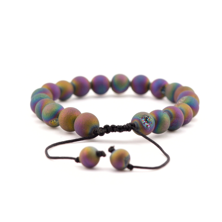 EEBracelet | Peacock Druzy Agate